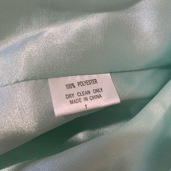 CEREMONY I Want Candy Chiffon Mint wrap Dress S - Picture 8 of 9